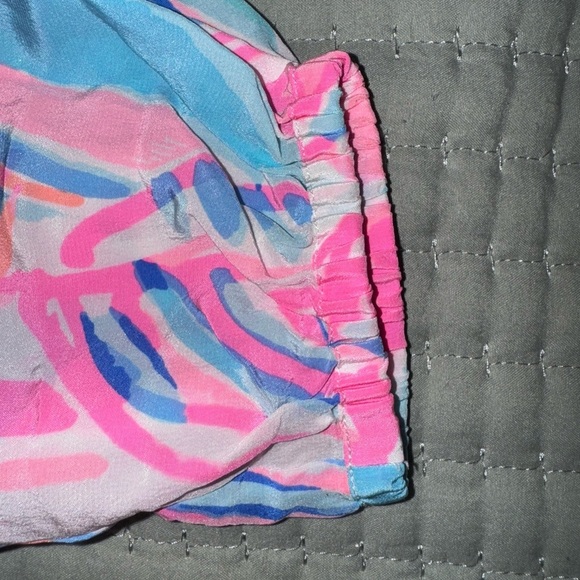 Lilly Pulitzer Elsa “Out To Sea” Top Women’s silk top Size Small VVGUC - Picture 13 of 13